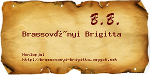 Brassoványi Brigitta névjegykártya